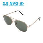 2.5 NVG Sunglasses Men Pilot UV Protection (SCM011)